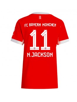 Billige Bayern Munich Nicolas Jackson #11 Hjemmedrakt Dame 2025-26 Kortermet
